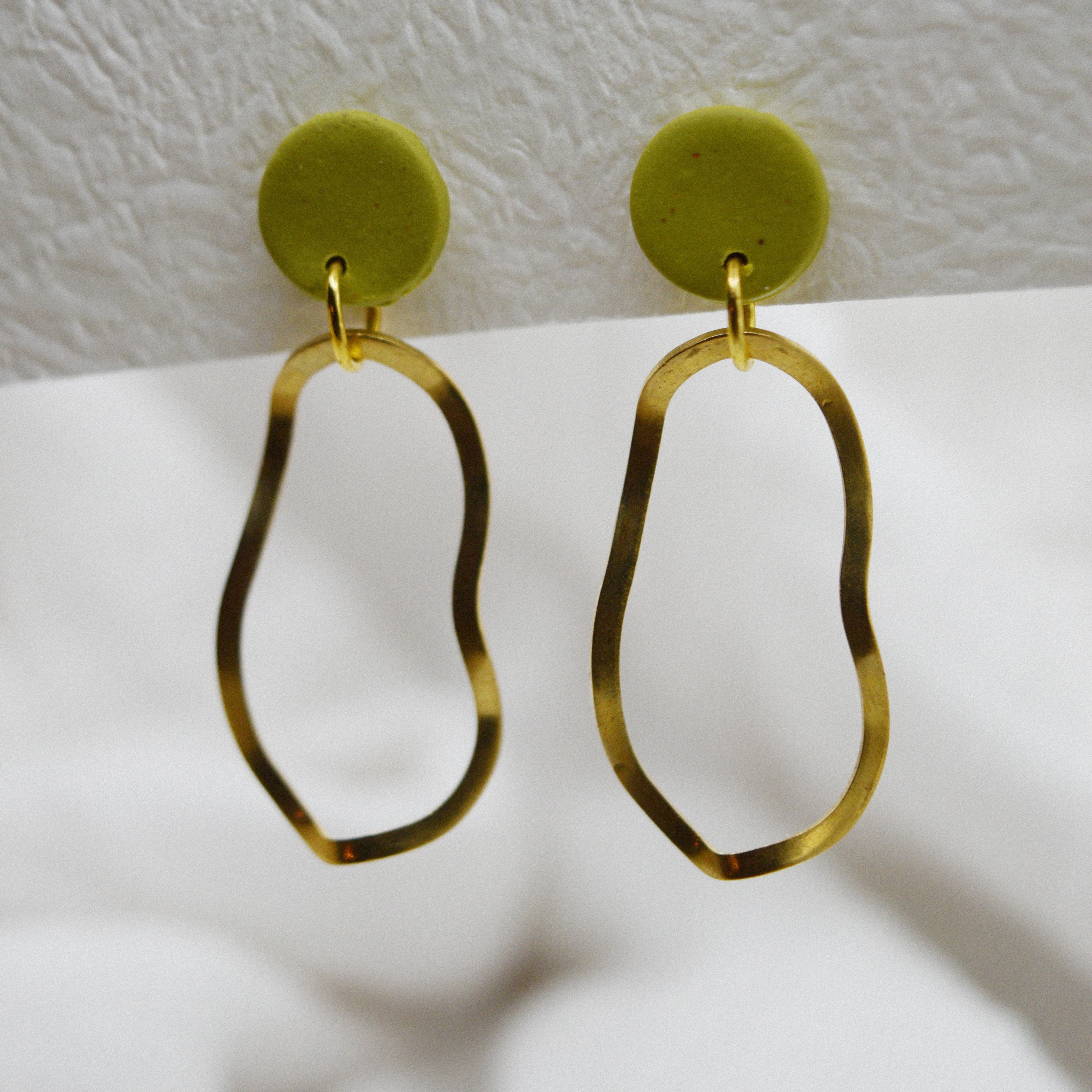 Wavy Hoop Dangle Earring