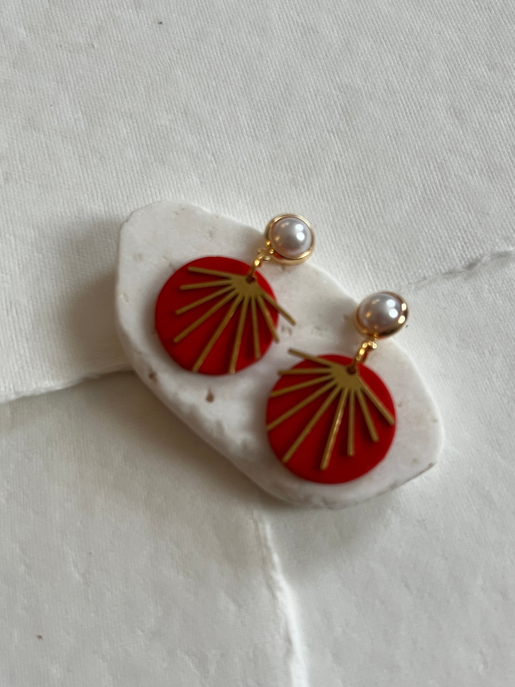 Red Starburst Dangles