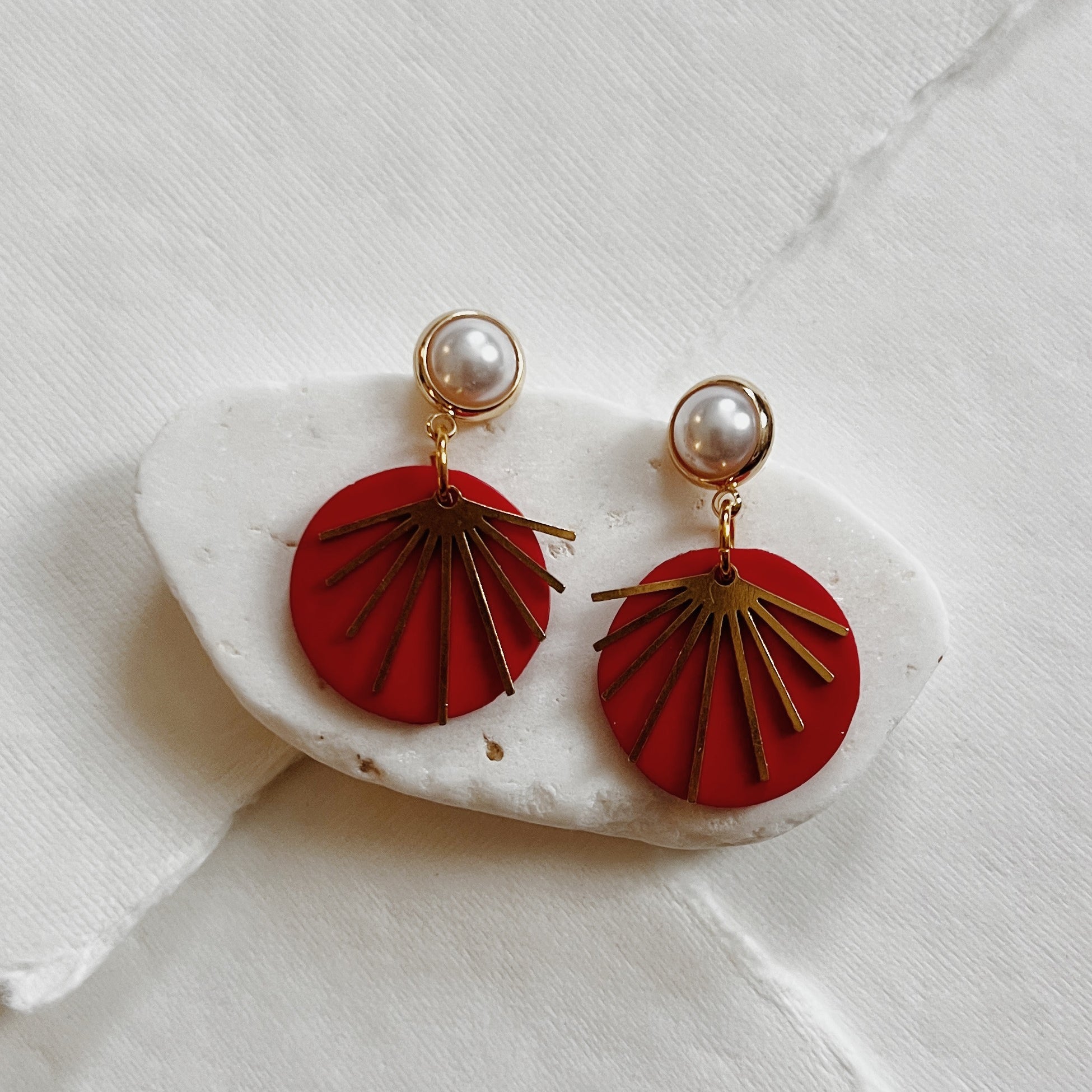 Red Starburst Dangles