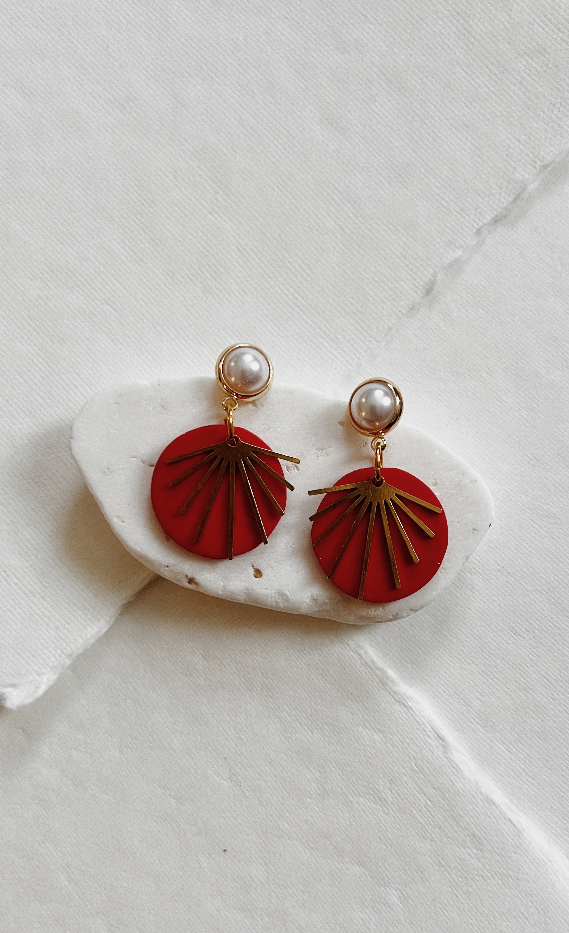 Red Starburst Dangles