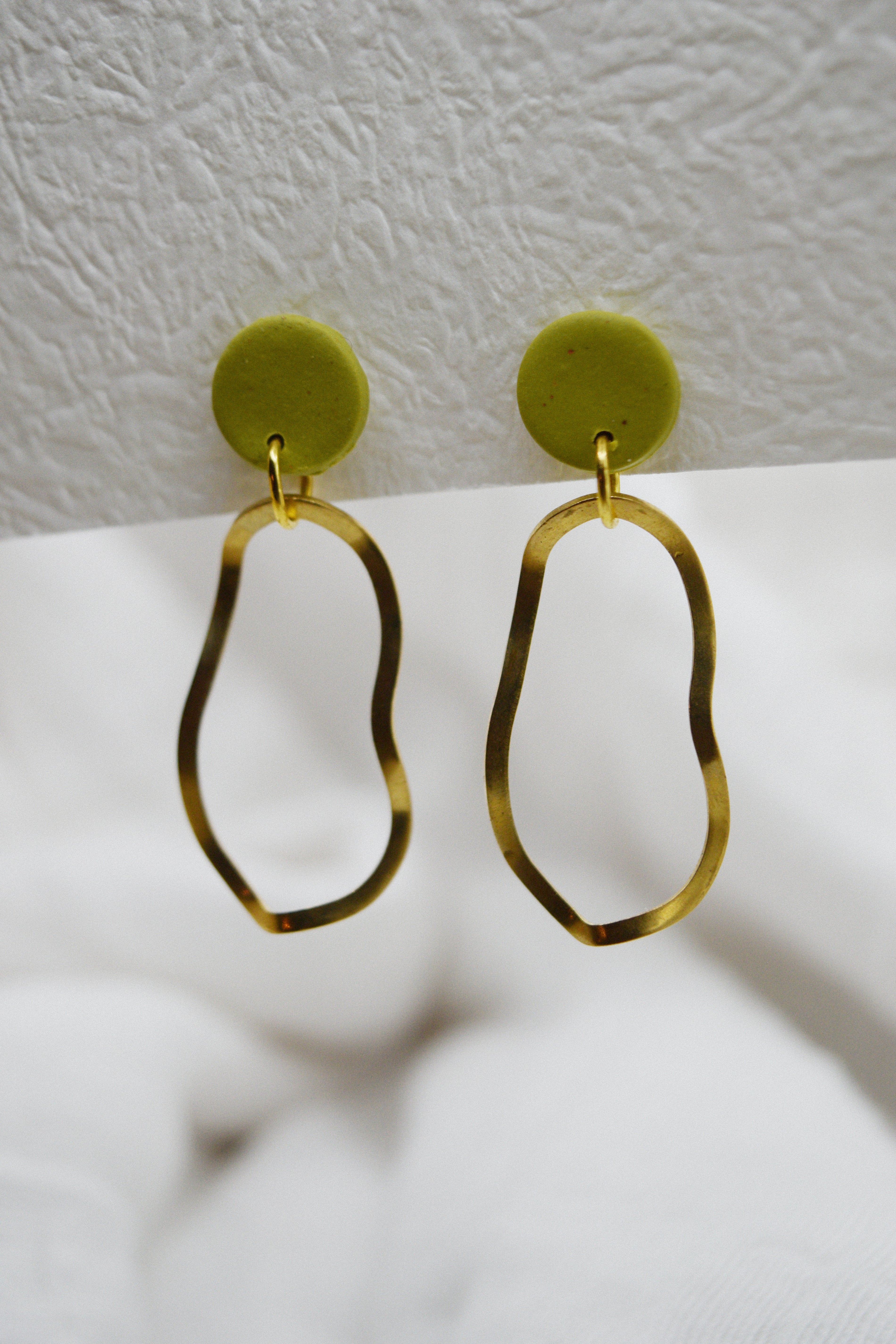 Wavy Hoop Dangle Earring