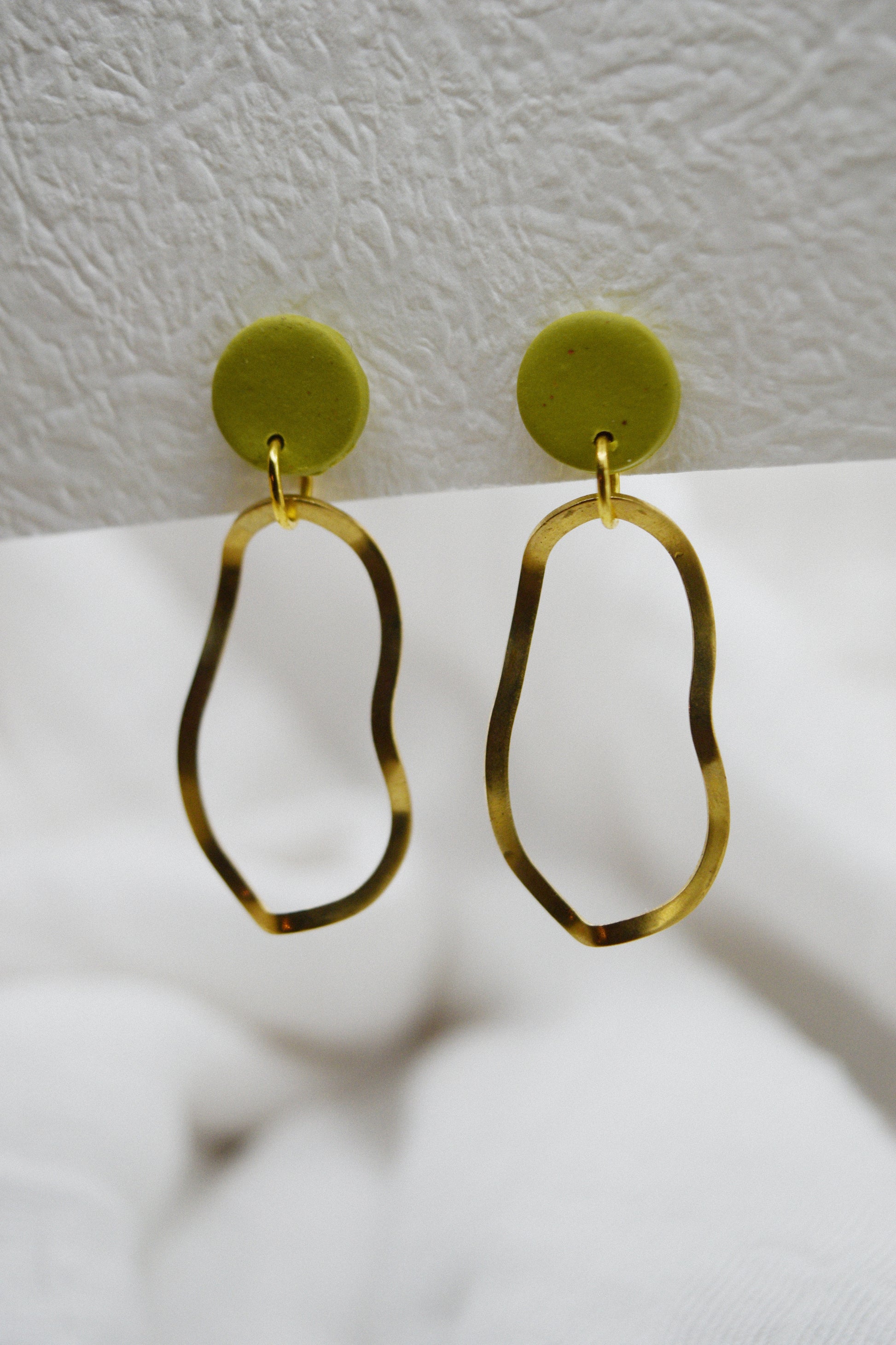 Wavy Hoop Dangle Earring