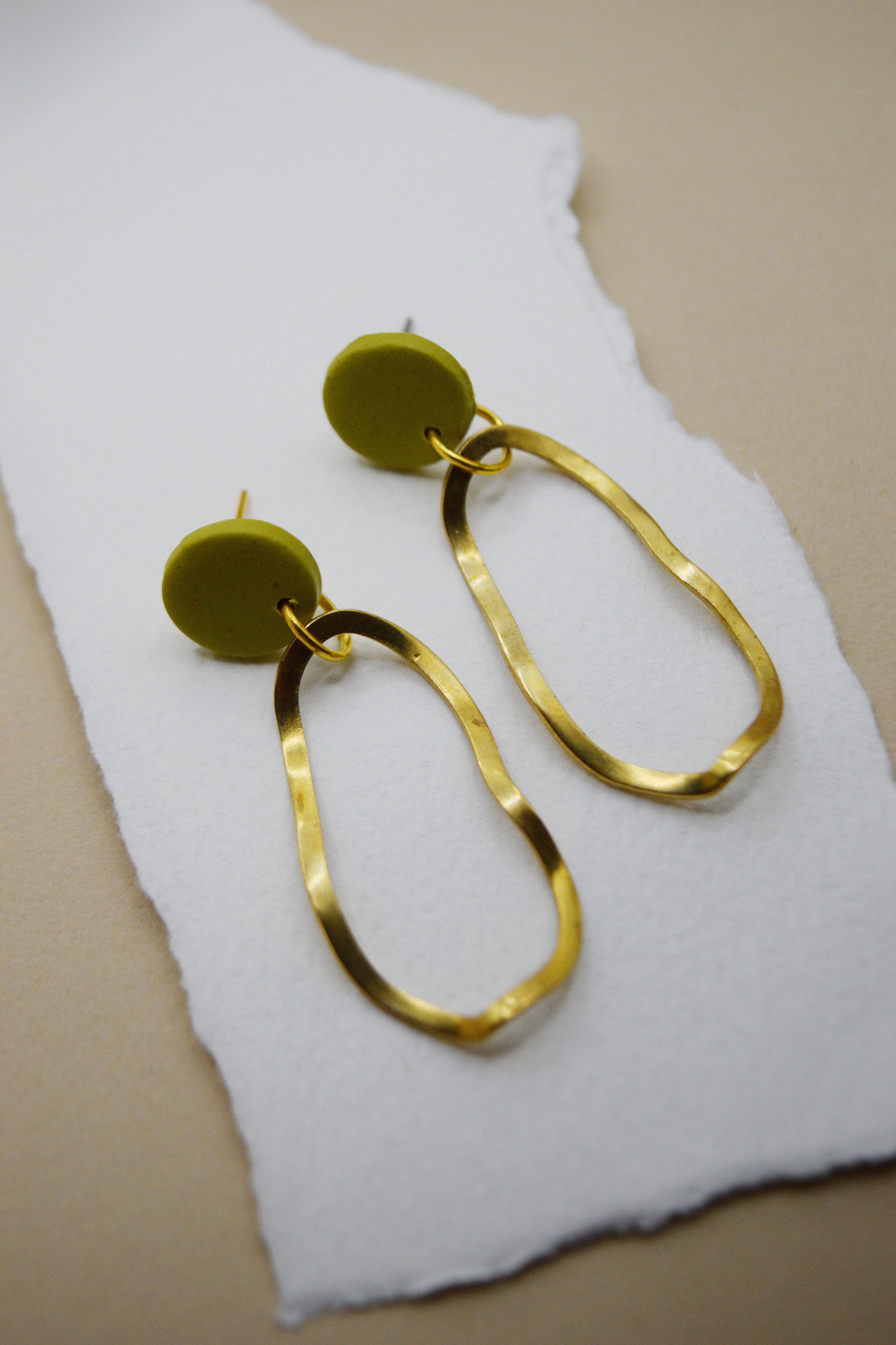 Wavy Hoop Dangle Earring