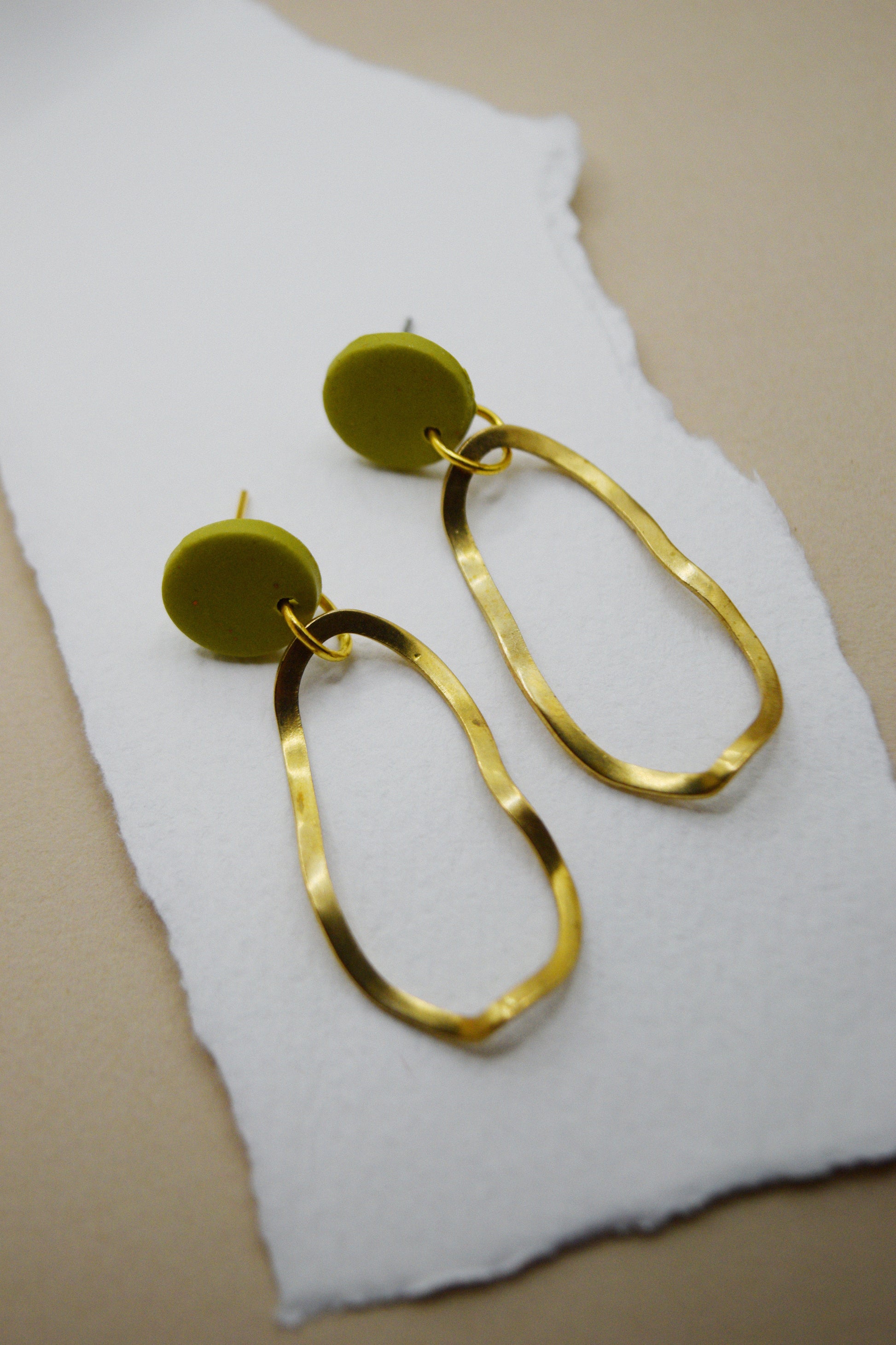 Wavy Hoop Dangle Earring